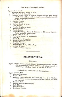 Scematismo dell'I. R. Litorale Austro-Illirico ed unitovi Indicatore generale della Città di Tr  · Str. 26