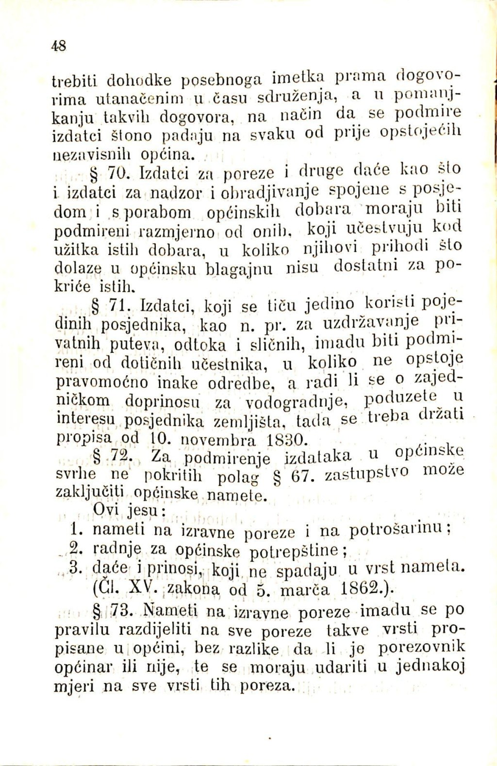 Zbirka zakona potrebnih u javnom životu u Istri i druguda · Str. 62