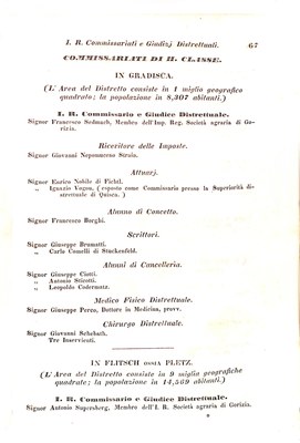 Scematismo dell'I. R. Litorale Austro-Illirico ed unitovi Indicatore generale della Città di Tr  · Str. 87