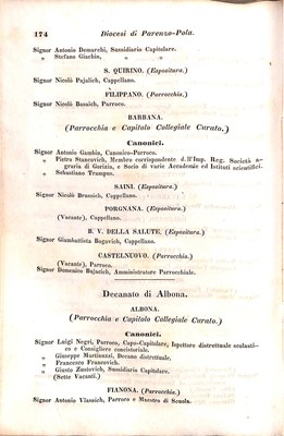 Scematismo dell'I. R. Litorale Austro-Illirico ed unitovi Indicatore generale della Città di Tr  · Str. 194