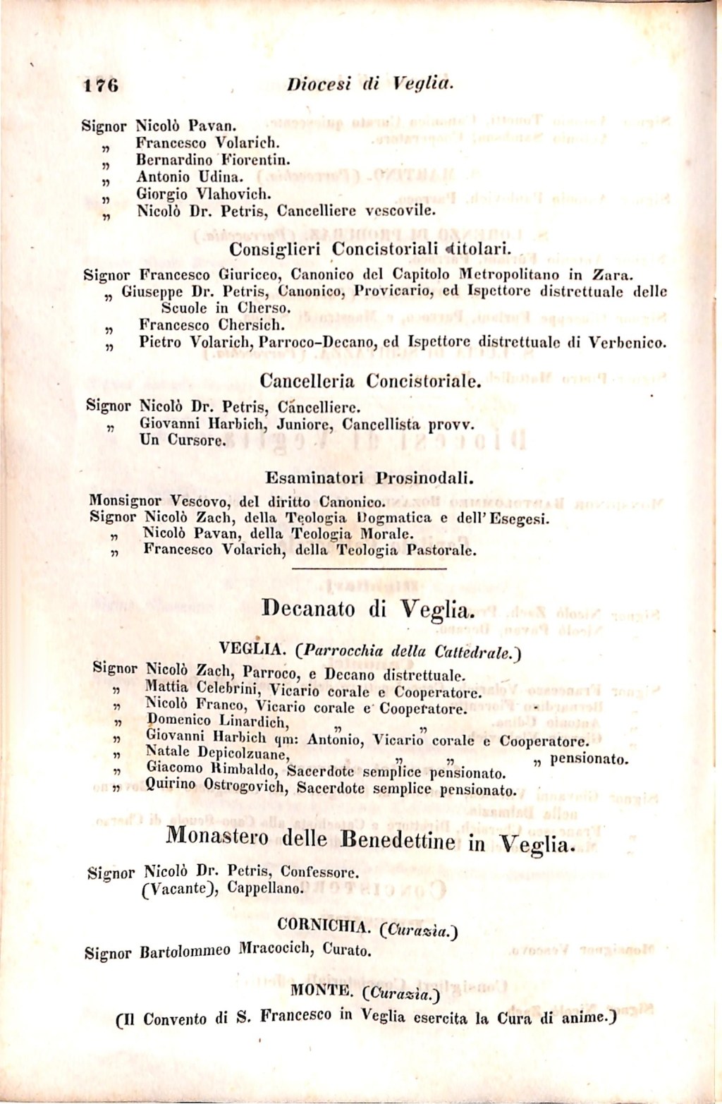 Scematismo dell'I. R. Litorale Austro-Illirico ed unitovi Indicatore generale della Città di Tr  · Str. 196