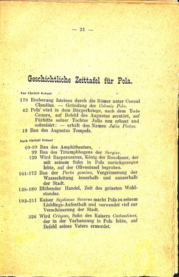 Führer für Pola und Umgebung · Str. 25