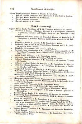 Scematismo dell'I. R. Litorale Austro-Illirico ed unitovi Indicatore generale della Città di Tr  · Str. 272