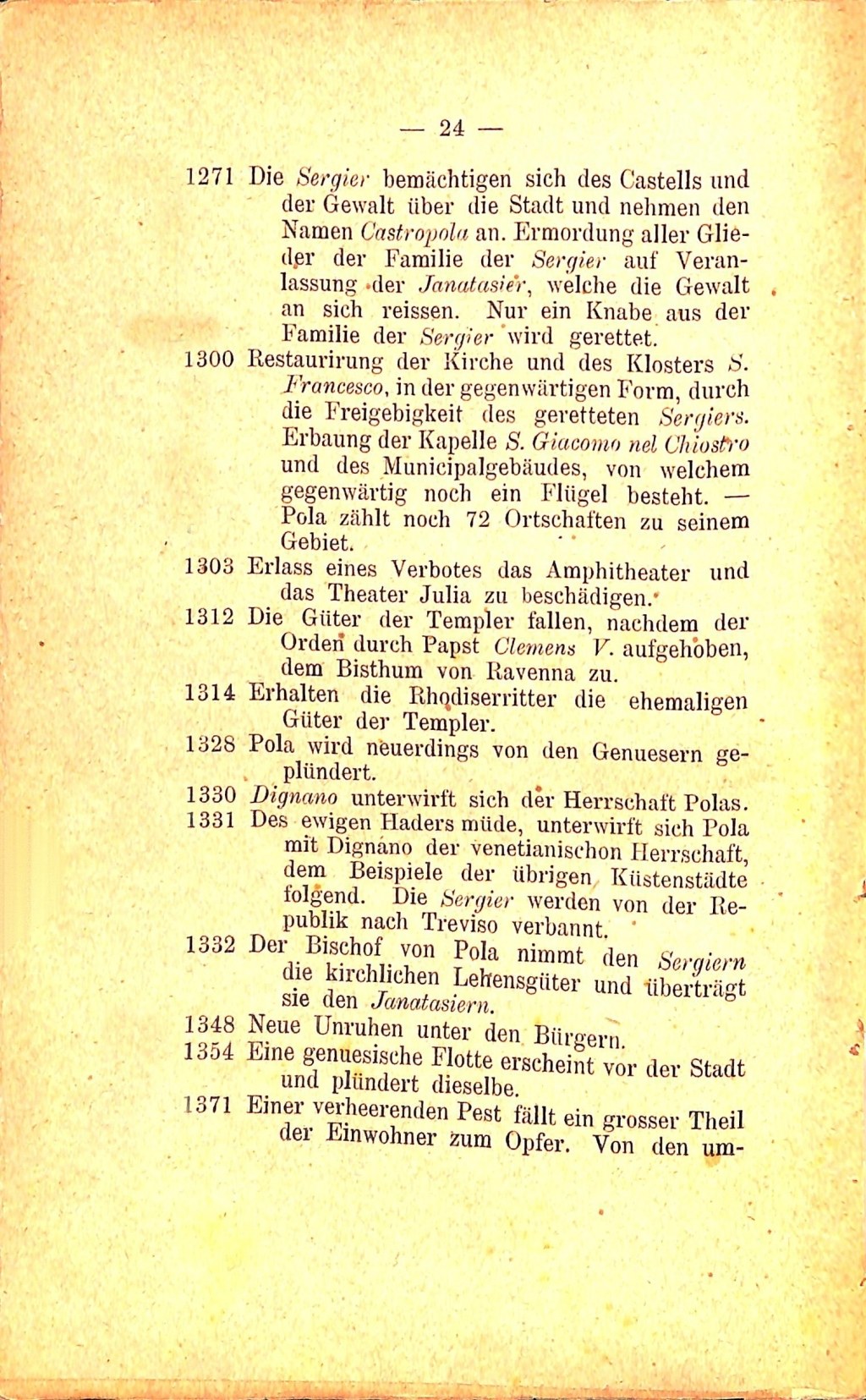 Führer für Pola und Umgebung · Str. 28