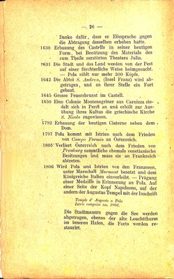 Führer für Pola und Umgebung · Str. 30