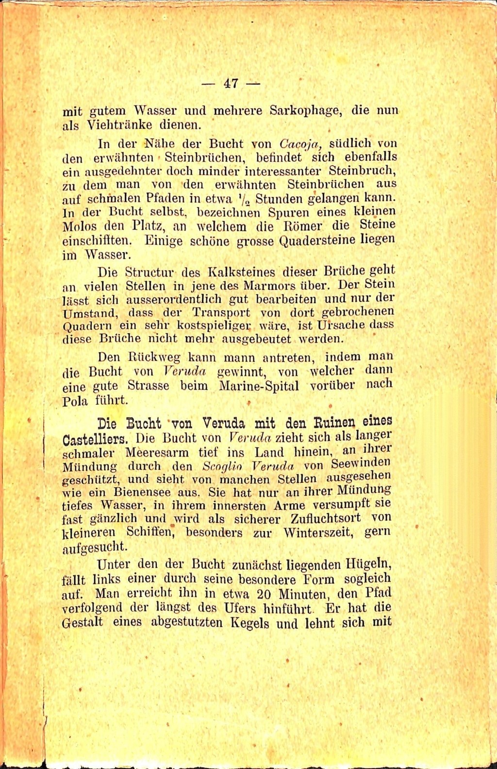 Führer für Pola und Umgebung · Str. 51