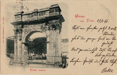 Porta Aurea : Gruss aus Pola