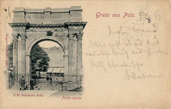 Gruss aus Pola : Porta Aurea