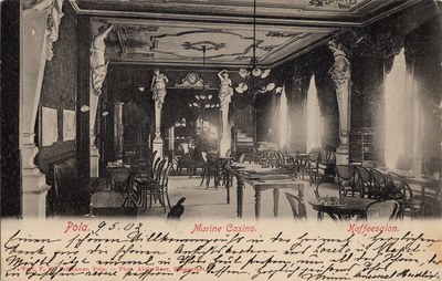 Pola : Marine Casino : Kaffeesalon