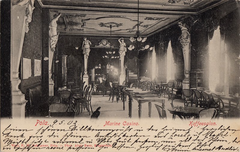 Pola : Marine Casino : Kaffeesalon