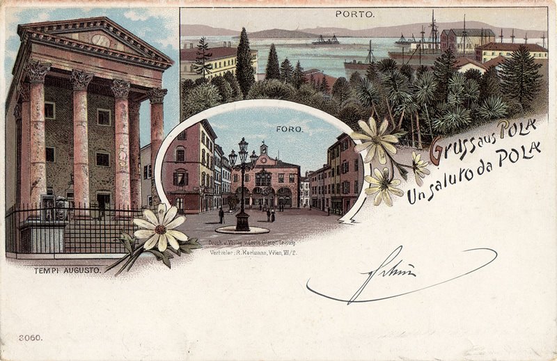 Gruss aus Pola = Un saluto da Pola