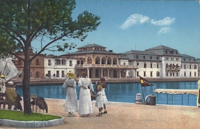 [Insel Brioni i.d. Adria : Hotel Carmen mit Terrassensaal] 