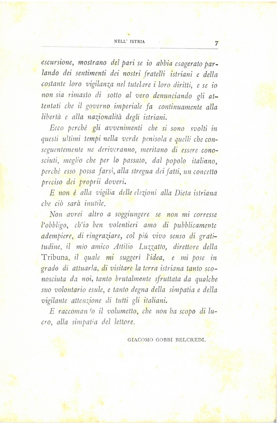 Nell'Istria : con quindici illustrazioni dal vero · Str. 7