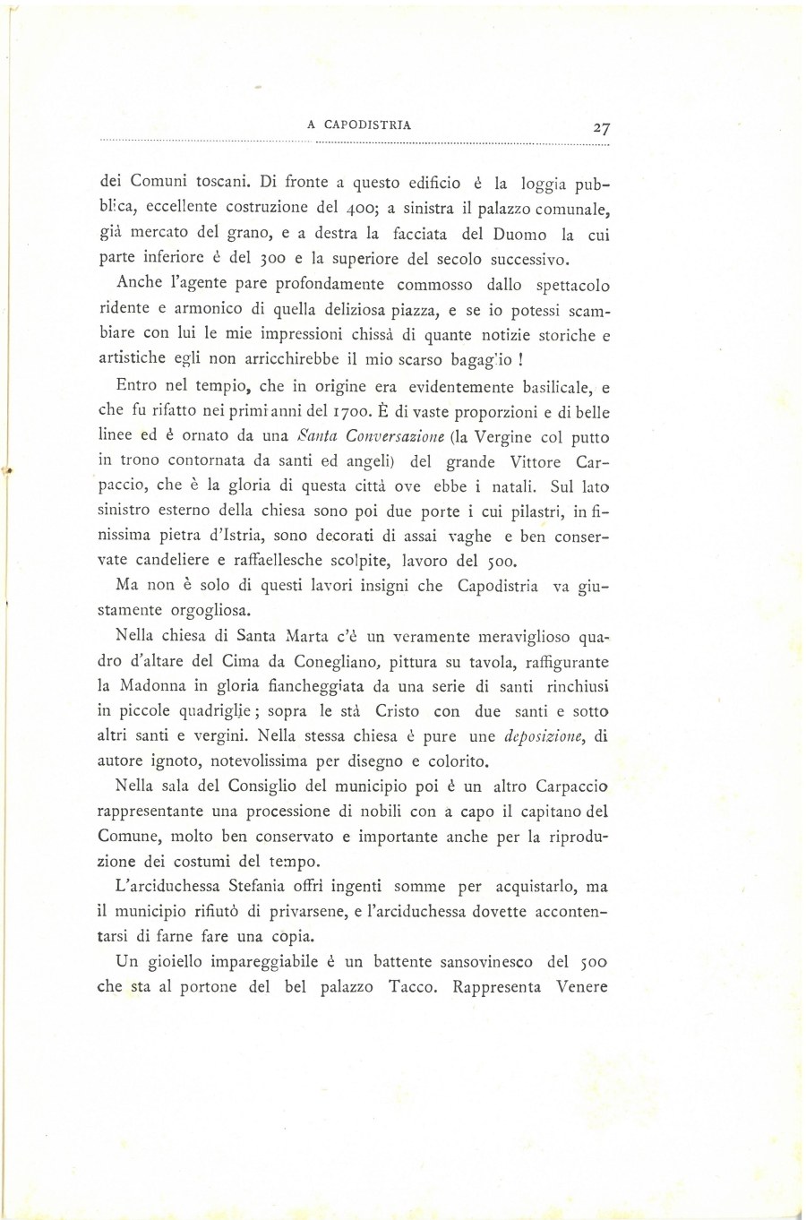 Nell'Istria : con quindici illustrazioni dal vero · Str. 27