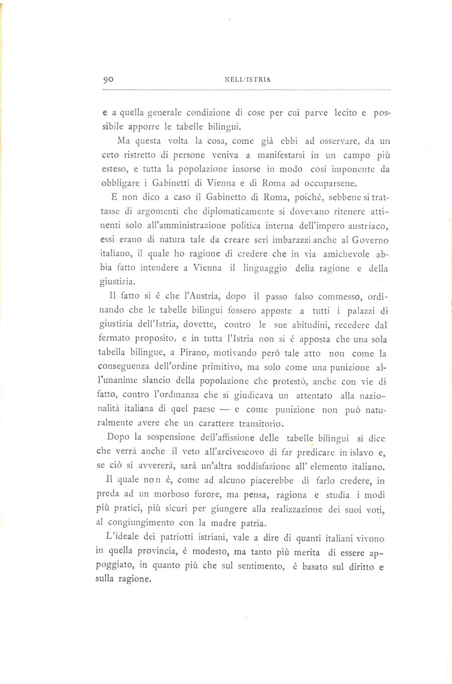 Nell'Istria : con quindici illustrazioni dal vero · Str. 90