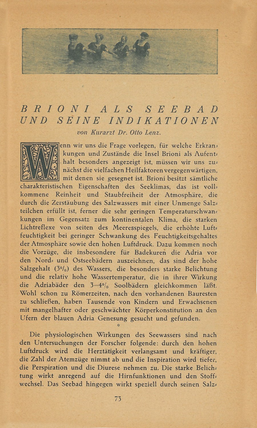 Führer durch Brioni · Str. 75