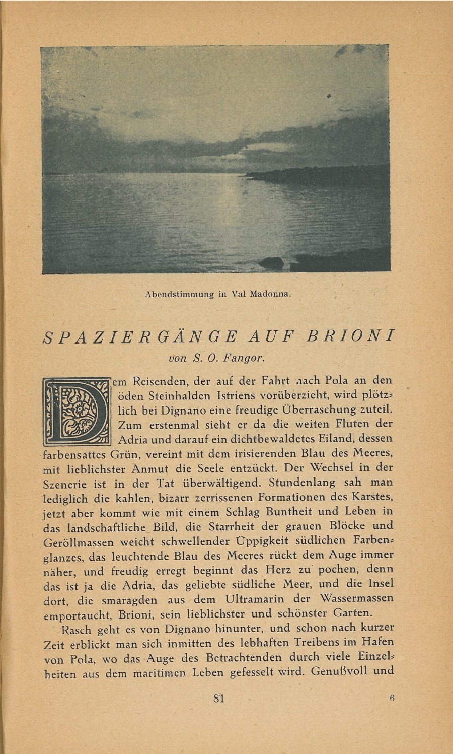 Führer durch Brioni · Str. 83