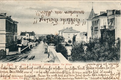 Pola : (Ville a S. Policarpo) : Milizia-Strasse = Via Milizia