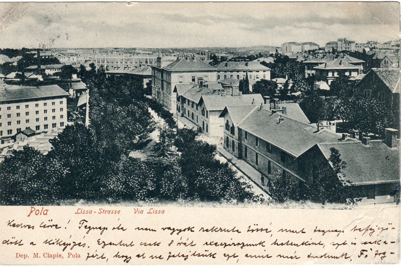 Pola : Lissa-Strasse = Via Lissa