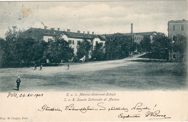 Pola : K. u. k. Marine-Unterreal-Schule = I. e. R. Scuola Sottoreale di Marina