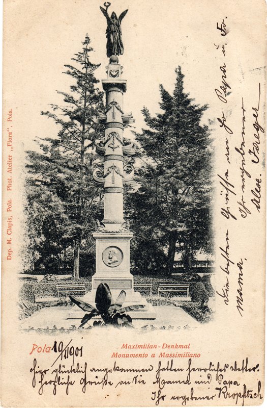 Pola : Maximilian-Denkmal = Monumento a Massimiliano
