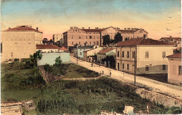 [Pola : I. r. caserma del Landwehr = K. k. Landwehrkaserne]