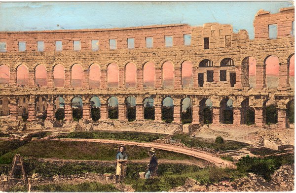 [Pola : Arena dal'interno = Innensicht der Arena]