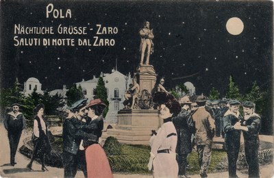 Pola : nächtliche Grüsse Zaro = Saluti di notte dal Zaro