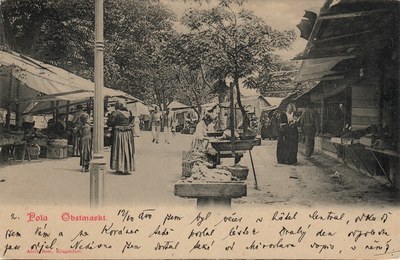 Pola : Obstmarkt