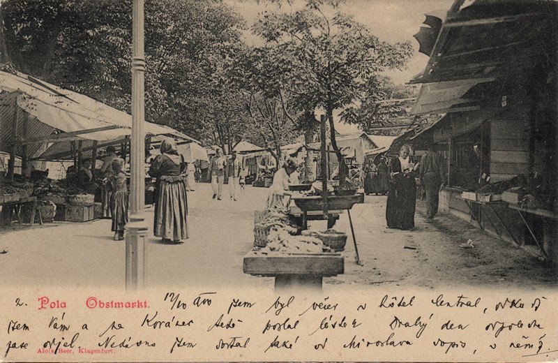 Pola : Obstmarkt