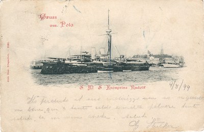 Gruss aus Pola : S. M. S. Kronprinz Rudolf