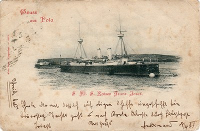 Gruss aus Pola : S. M. S. Kaiser Franz Josef