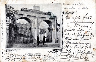 Gruss aus Pola = Un saluto da Pola : Porta Gemini