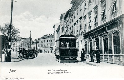 Pola : Via Circonvallazione = Circonvallazione Strasse