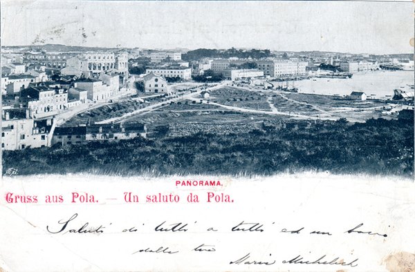 Gruss aus Pola = Un saluto da Pola : panorama