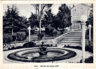Pola : fontana sul Monte Zaro