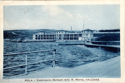Pola : Stabilimento balneare della R. Marina Valcane