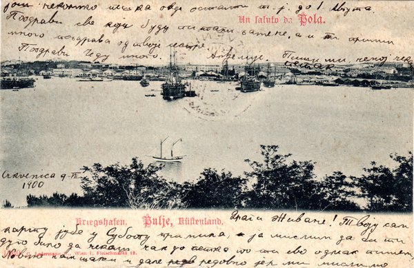 Pulje : Küstenland : un saluto da Pola : Kriegshafen